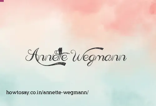 Annette Wegmann