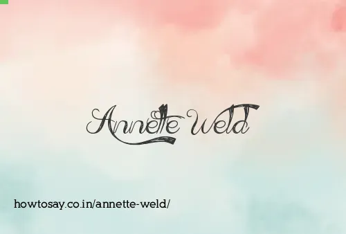 Annette Weld