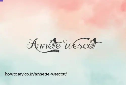 Annette Wescott