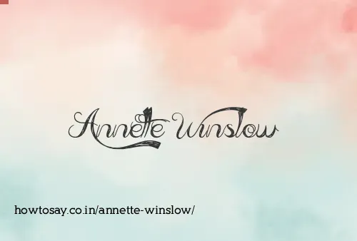 Annette Winslow