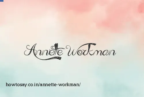 Annette Workman