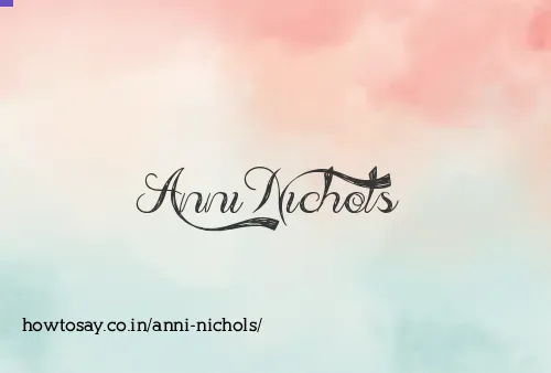 Anni Nichols