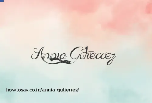 Annia Gutierrez