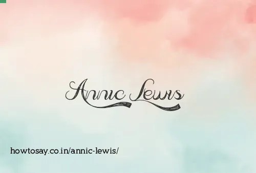 Annic Lewis