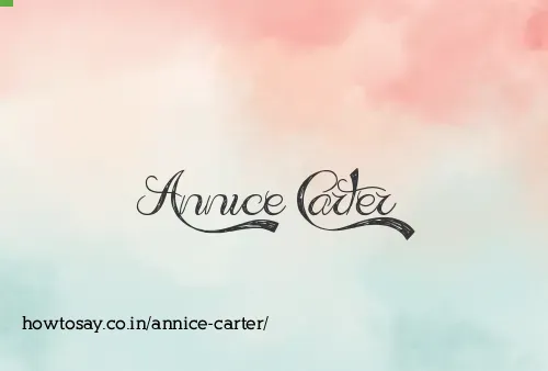 Annice Carter