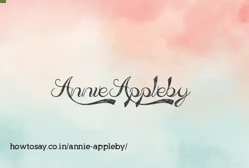 Annie Appleby