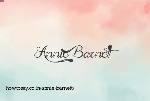 Annie Barnett