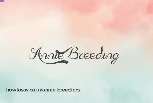 Annie Breeding