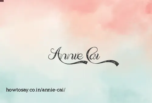 Annie Cai