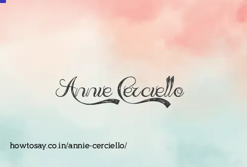 Annie Cerciello