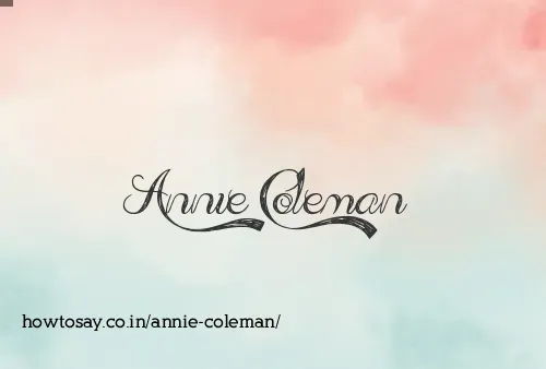 Annie Coleman