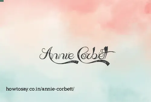 Annie Corbett
