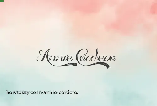 Annie Cordero