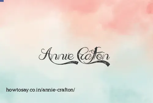 Annie Crafton