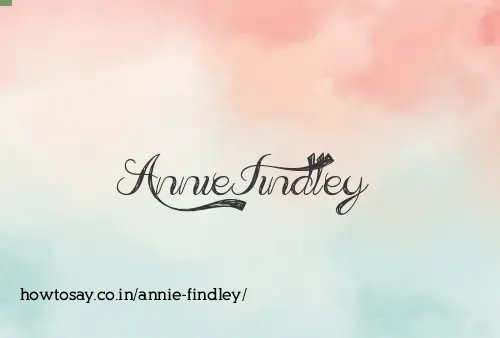 Annie Findley