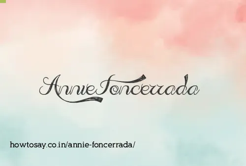 Annie Foncerrada