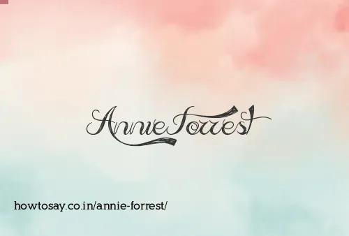 Annie Forrest