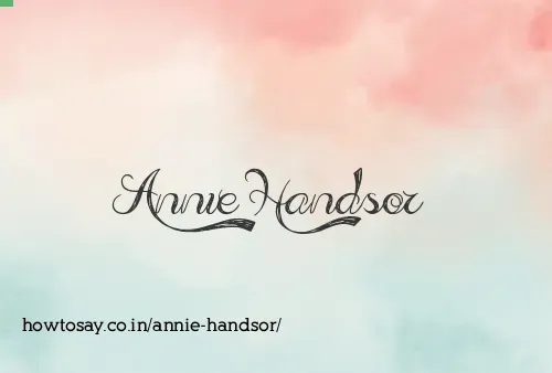 Annie Handsor