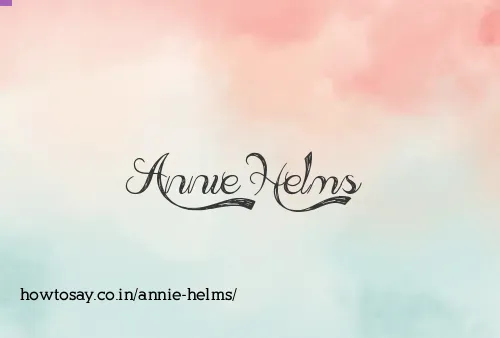 Annie Helms