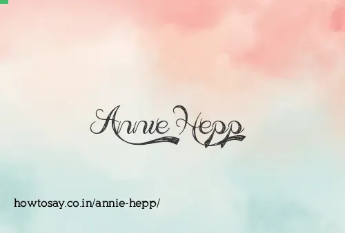 Annie Hepp