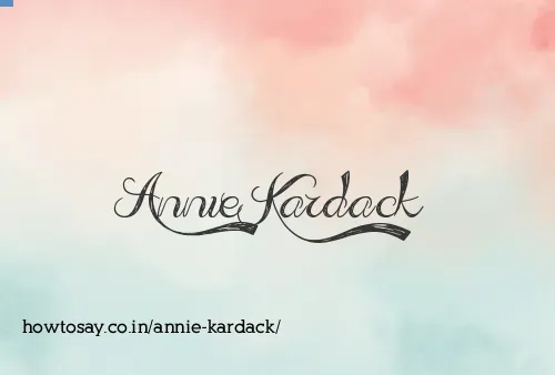 Annie Kardack