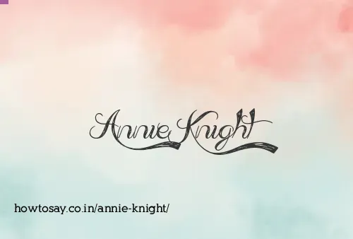 Annie Knight