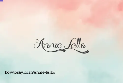 Annie Lallo