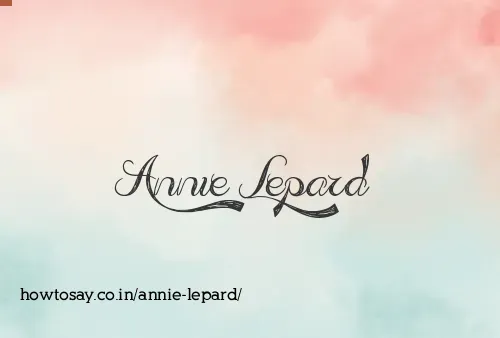 Annie Lepard
