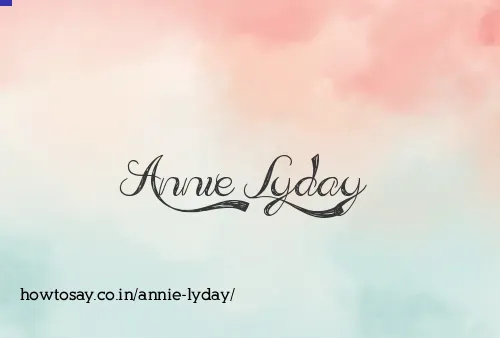 Annie Lyday