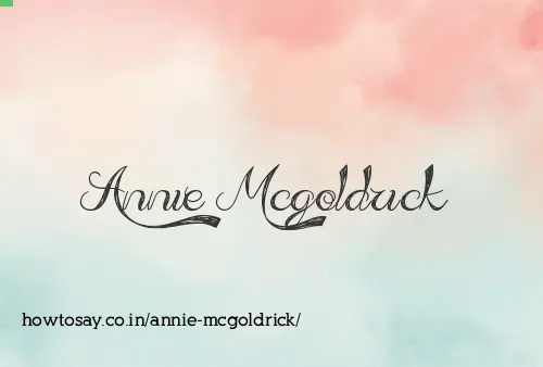 Annie Mcgoldrick