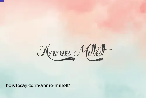 Annie Millett