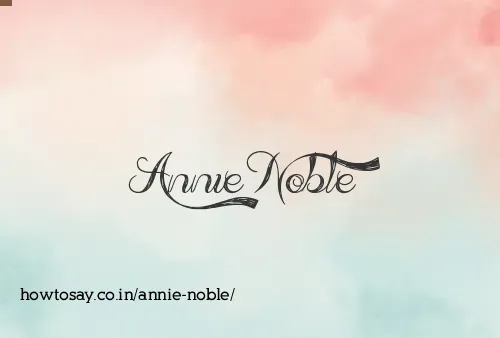Annie Noble