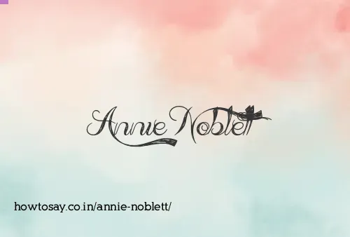 Annie Noblett