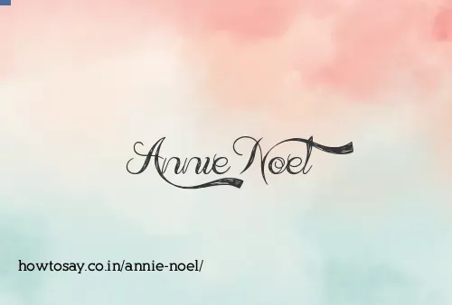 Annie Noel