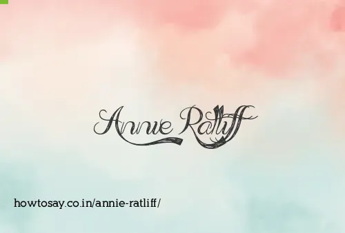 Annie Ratliff
