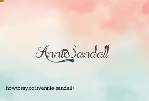 Annie Sandall
