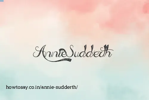 Annie Sudderth