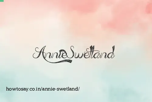 Annie Swetland
