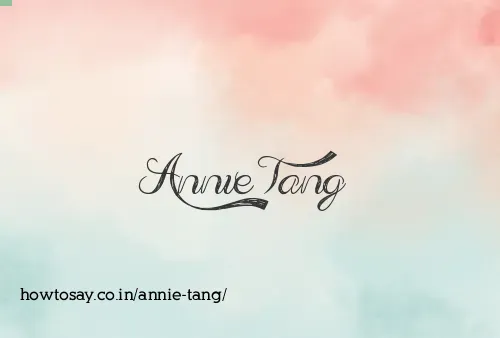 Annie Tang