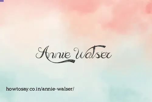 Annie Walser