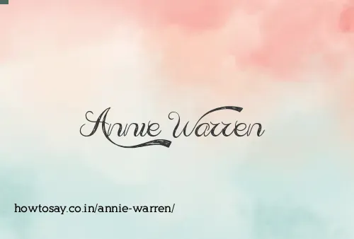 Annie Warren