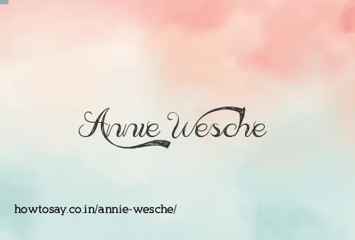Annie Wesche