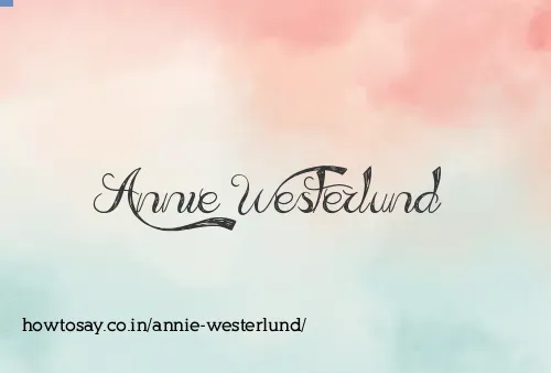 Annie Westerlund