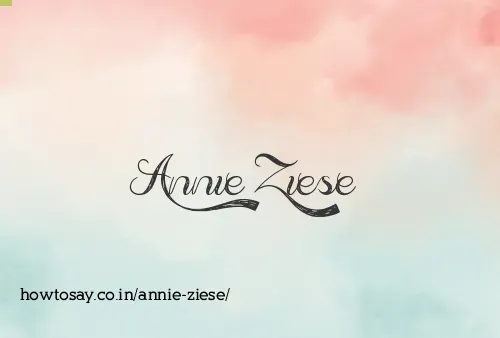 Annie Ziese