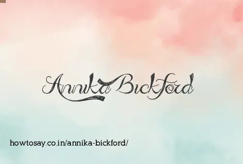 Annika Bickford