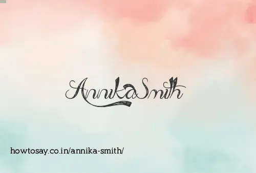 Annika Smith