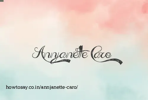 Annjanette Caro