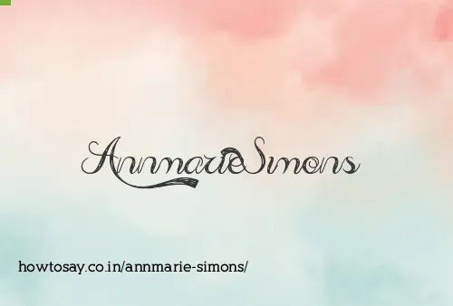 Annmarie Simons