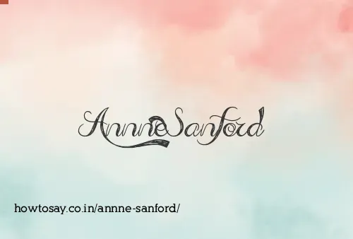 Annne Sanford