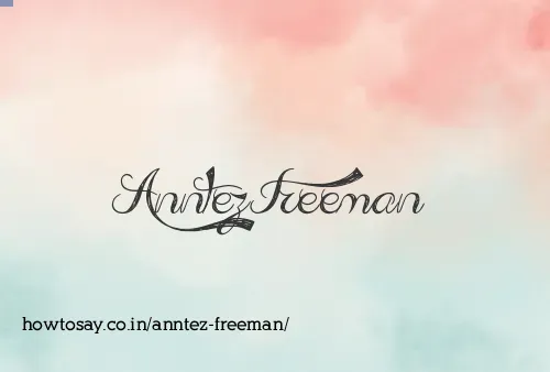 Anntez Freeman